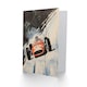 image 2 of Greeting Card Vintage Automobile Racing Watercolour Birthday