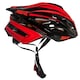 image 2 of AWE AweBlade In Mould Adult Bike Helmet Medium 55-58cm Black/Red Crash Guarantee* | Black | Red