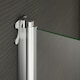 image 6 of 800x1400mm 180 Pivot Chrome Shower Bath Screen Tempered Glass Door Panel