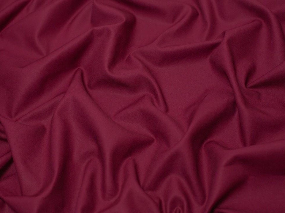 Minerva Core Range Wine 100% Cotton Twill Fabric for Dressmaking, 146cm / 57" Wide - per metre