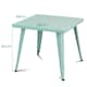 image 2 of COSTWAY Kids Table and Chairs Set with Stackable Chairs Blue