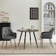 image 4 of SONARA Dining Chair Set of 2, Water-Repellent Plush Chenille Upholstered for Dining Room | Black