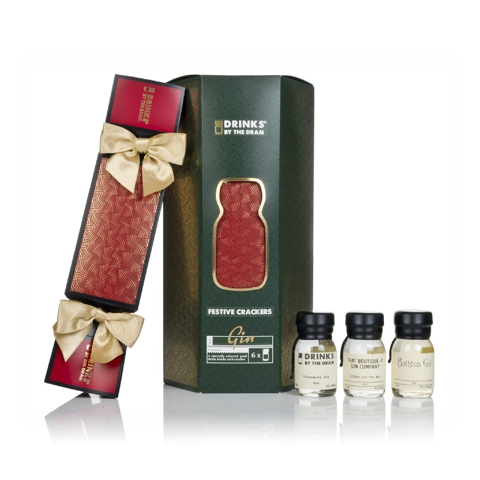 image 1 of Drinks by the Dram Gin Crackers Set of 6 | Clear