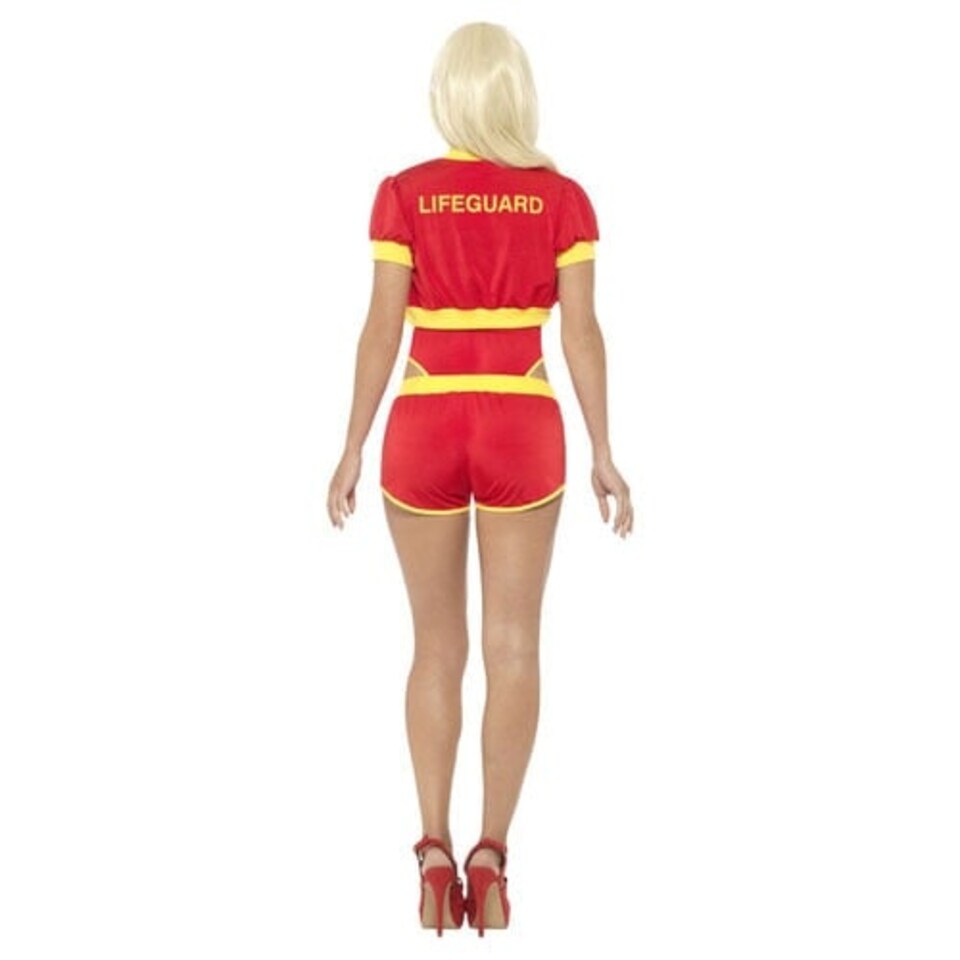 image 1 of Baywatch Lifeguard Deluxe Fancy Dress Costume Ladies Medium - UK 12-14 Multi | 12