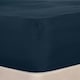 image 1 of OHS Soft Microfibre Plain 30cm Deep Fitted Bed Sheet, King - Navy Blue