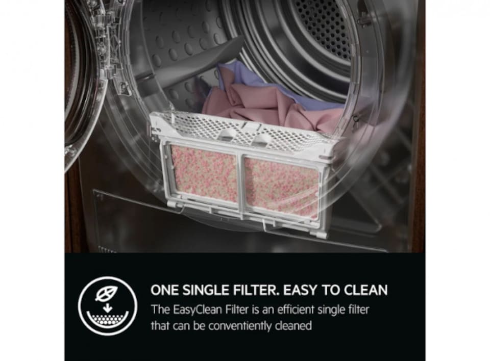 image 1 of AEG TR718L4B 8kg Load Heat Pump Condenser Tumble Dryer Class A++