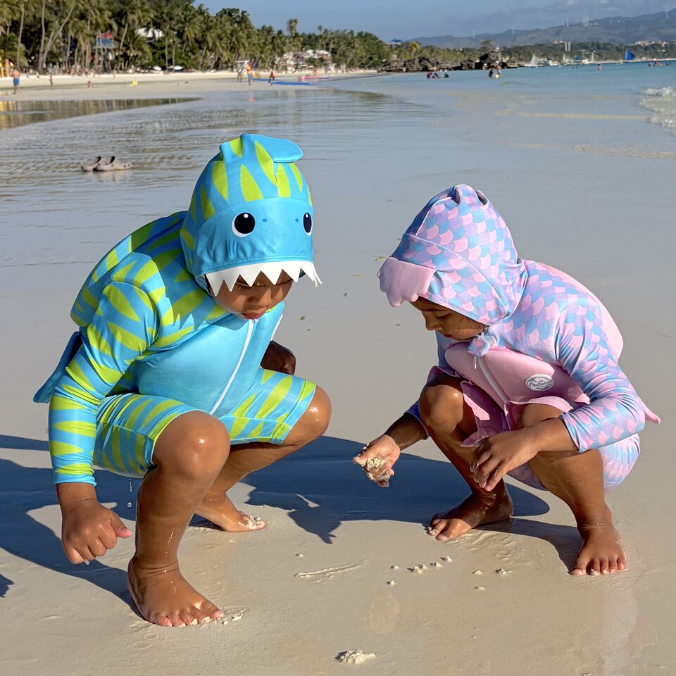 image 1 of Onesea Shark Outfit - 3-in-1 Children’s Buoyancy Aid (12 Months)