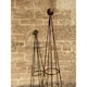image 2 of Chelsea Range 5 Feet Hampton Obelisk - L43.2 x W43.2 x H160 cm - Bare Metal/Ready to Rust