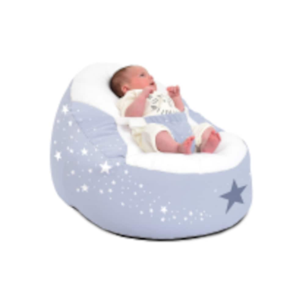 image 1 of rucomfy Wish Upon a Star Gaga Baby Bean Bag - Soft Newborn Seat