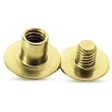9x13MM Chicago Screw Rivets Flat Head for DIY Planner- 10 Pcs