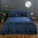 image 8 of Paloma Floral Cotton Duvet Cover Set with Pillowcase Blue | Single
