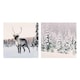 image 2 of Hallmark 25499887 Gallery Christmas Card Pack"Snowy Scenes" - 10 Cards, 2 Designs