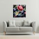 image 2 of Vibrant Flowers (Canvas Print) 90 x 90 x 4cm