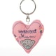 image 2 of Worlds Best Mum Me to You Bear Padded Heart Keyring