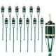 image 1 of Harbour Housewares Bamboo Garden Fire Torches - 60cm - Green - Pack of 12