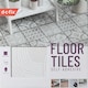 image 4 of d-c-fix Soft Angles 30.48 x 30.48cm Self-adhesive Vinyl Floor Tiles Pack 11 | 1sqm