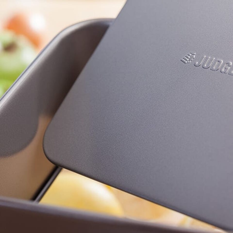 image 1 of Judge 25cm Square Cake Pan Non-Stick with Loose Base