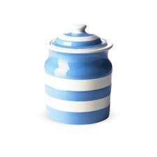 Storage Jar: Cornishware Blue, 168cl White