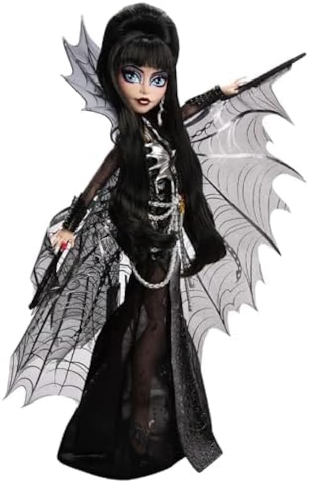 image 1 of Monster High Doll, Elvira, Mistress of The Dark Collectible and Premium Access'