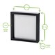 image 4 of Nicola Spring 8 x 8" Photo Frame - Light Wood - 3D Photo Frame Picture Frame Box Portrait Display Case (22.5 x 22.5cm)