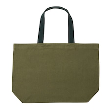 XD Collection Impact Aware Large Recycled Canvas Undyed Tote Bag - Green - One Size Green