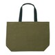 image 1 of XD Collection Impact Aware Large Recycled Canvas Undyed Tote Bag - Green - One Size Green
