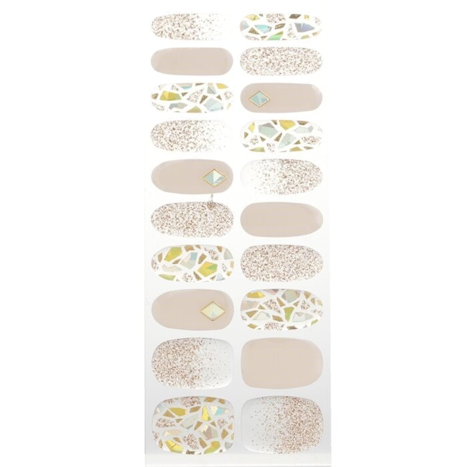 image 1 of Nanaglow Nail Sticker - # Gn08 - 20pcs Multi