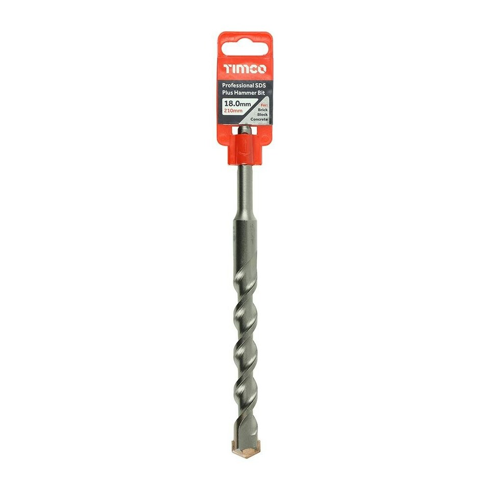 image 1 of Timco - Professional SDS Plus Hammer Bit (Size 18.0 x 210 - 1 Each)