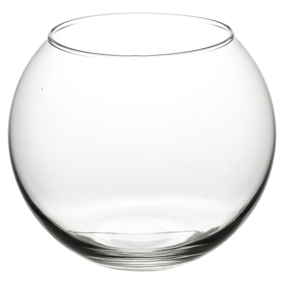 image 1 of Large Round Glass Vase Fish Bowl