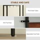 image 8 of HOMCOM Industrial Hall Tree Coat Rack Stand with Shoe Cabinet Brown | Black | 80W x 30D x 180H cm