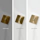 image 6 of SE HOME Antique Brass Screwless Plate 10A 4 Gang 2 Way Ingot Light Switch - Black Trim - SE Home | Brown | Antique Brass