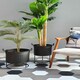 image 2 of Black Plant Pot - 46 cm (H) x 32 cm (Dia)
