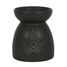 Something Different Pentagram Oil Burner - Black - One Size