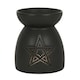 image 1 of Something Different Pentagram Oil Burner - Black - One Size