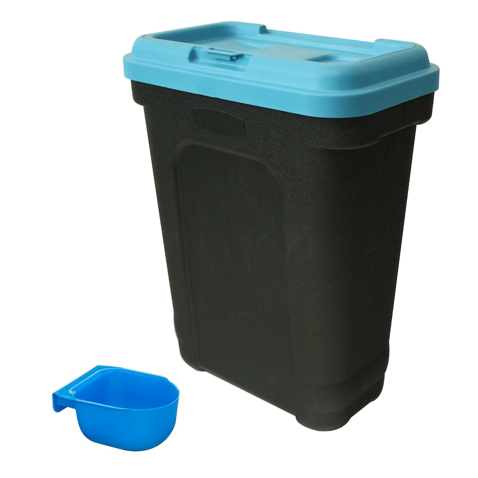 image 1 of KCT 30L Blue Pet Food Storage Container Blue | Black