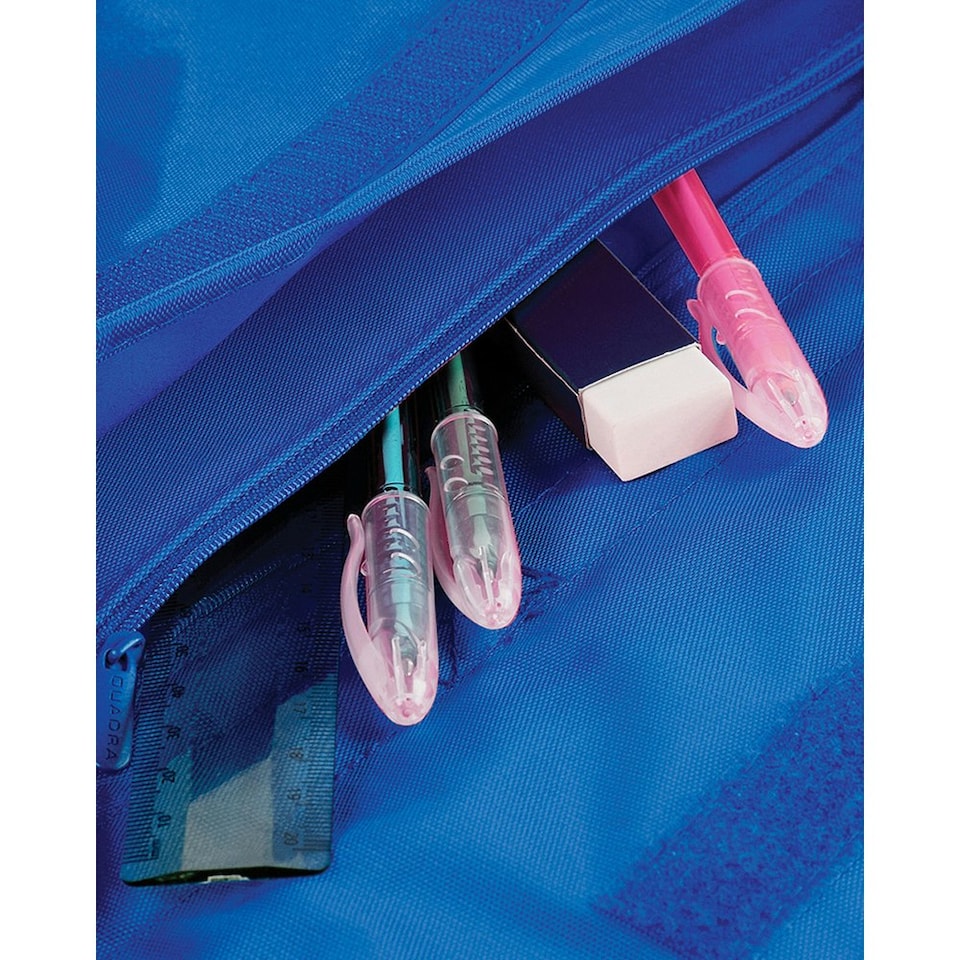 image 1 of Quadra Junior Book Bag With Strap - Bright Royal - One Size