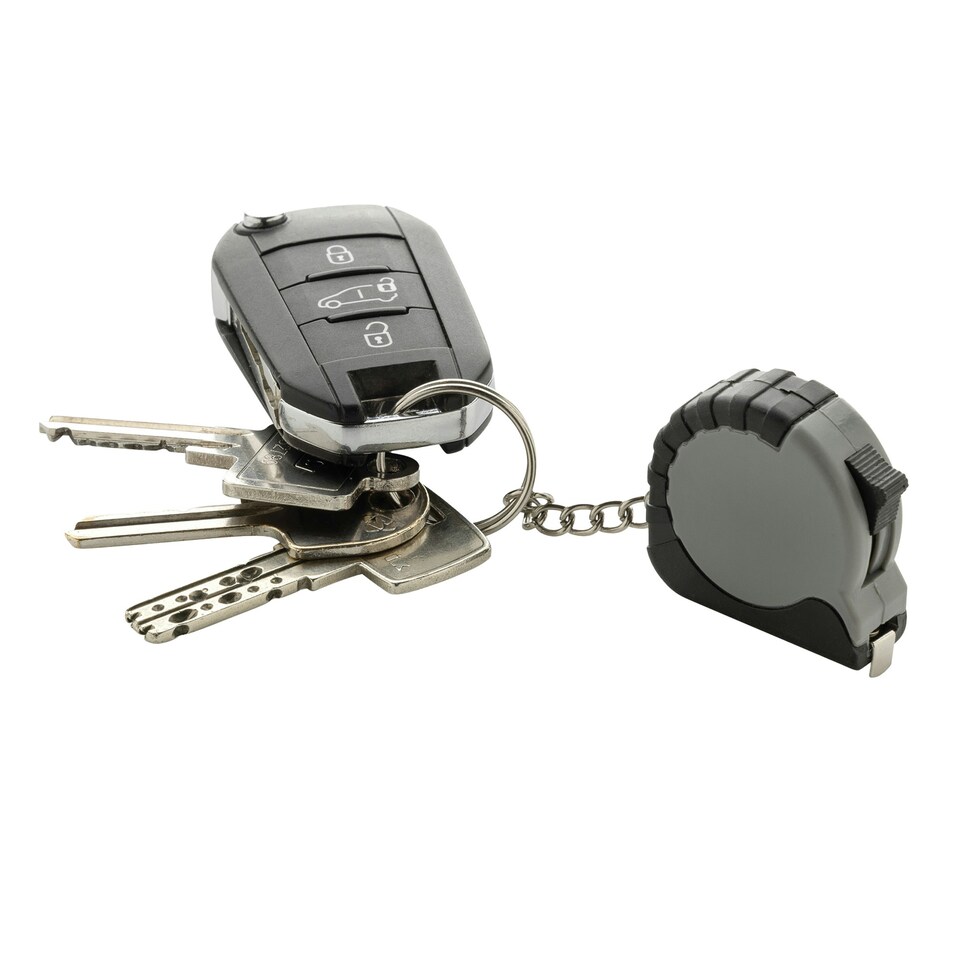 image 1 of XD Collection Keychain Tape Measure - Grey - One Size