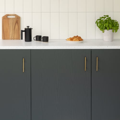 Sticky Back Plastic Barely Black Wood Matt Kitchen Self-adhesive Vinyl Wrap for Cupboards, Doors and Worktops 67.5cm x 1m - d-c-fix