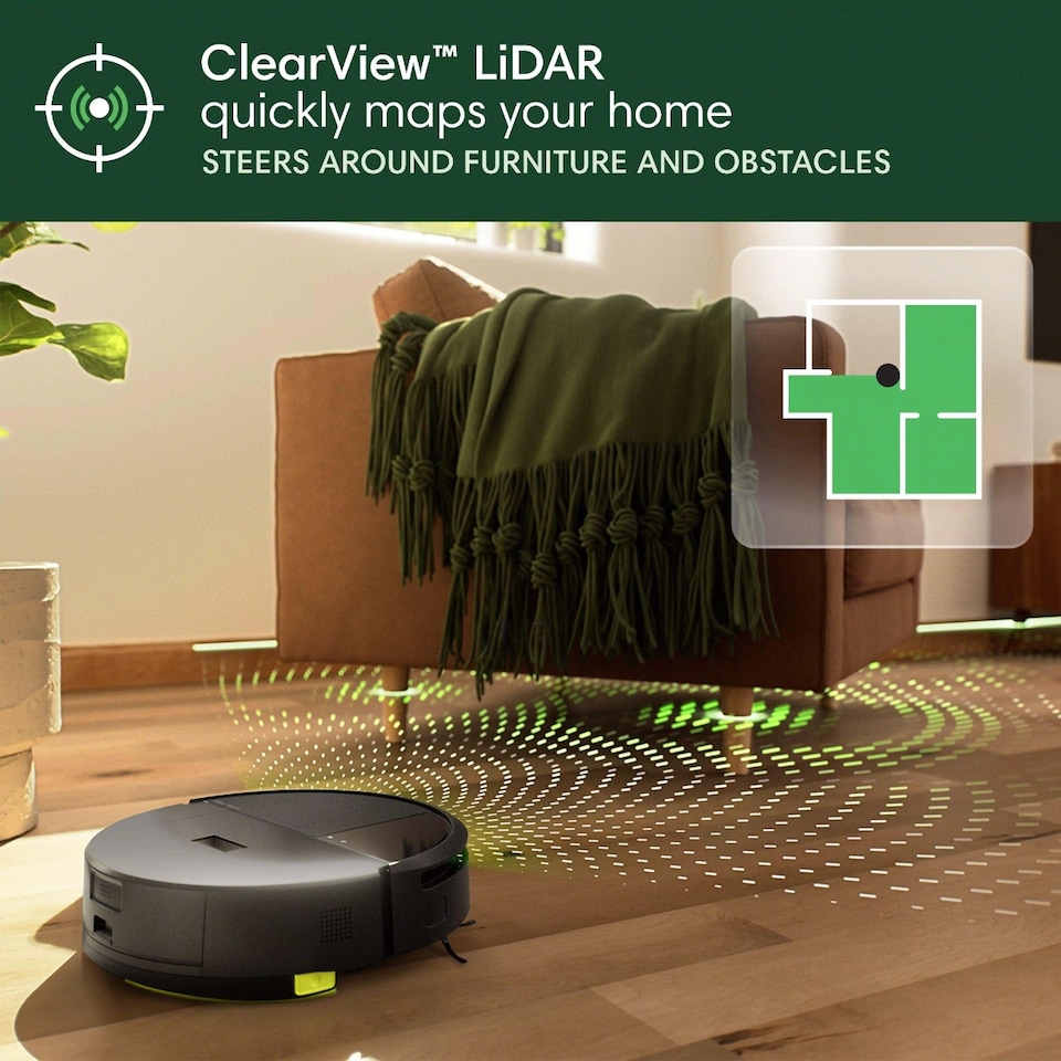 image 1 of iRobot Roomba 205 DustCompactor Combo Robot Vacuum & Mop | Black