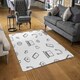 image 2 of internet related doodle pattern (Rug) Multi | Large: 140x200cm