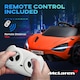 image 8 of AIYAPLAY McLaren 765LT Licensed Electric Car for Kids with Butterfly Doors, 12V Kids' Electric Ride on with Remote Control, Transport Wheels, LED Lights, MP3 Music, Horn, for 3-6 Years, Orange