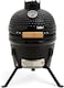 image 2 of Kamado 13" Ceramic BBQ Grill Smoker Charcoal Cooking Oven Portable