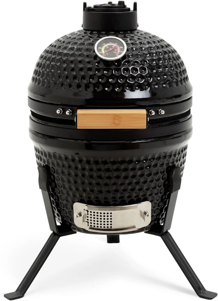 image 1 of Kamado 13" Ceramic BBQ Grill Smoker Charcoal Cooking Oven Portable
