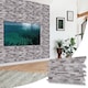 image 1 of NOVECRAFTO Brick Effect 3D Wall Panels (96cm x 48cm) DIY Decorative PVC Plastic Cladding Panels