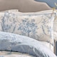 image 3 of Catherine Lansfield Antoinette Damask Reversible Duvet Cover Set | Blue | Double