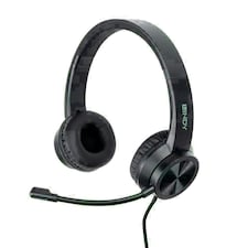 USB-C Office Headset with USB A to C Adapter Grey
