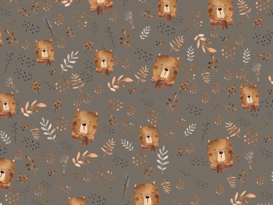 Brown Fur Back Sweatshirt Stretch Knit Fabric for Dressmaking, 155cm / 61" Wide - per metre
