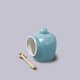 image 1 of W.M.Bartleet & Sons Traditional Salt Pig with Spoon Blue