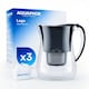 image 1 of AQUAPHOR 3.8L Lago Black with 3 x 200 litre Maxfor+ Filter | Black