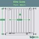 image 3 of Safetots Elite Pressure Safety Gate, 71cm - 80cm, Matt Black, Pressure Fit Stair Gate